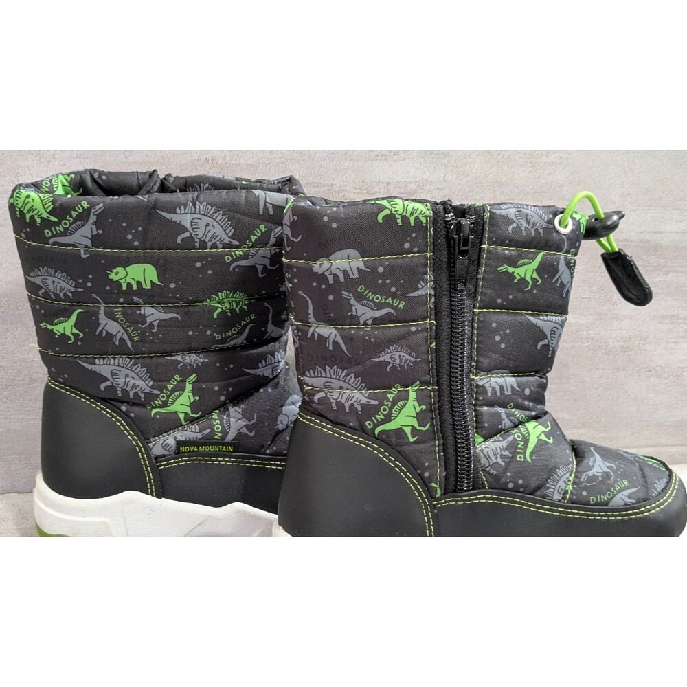 Nova Mountain Dinosaur Snow Boots Toddlers sz. 10
